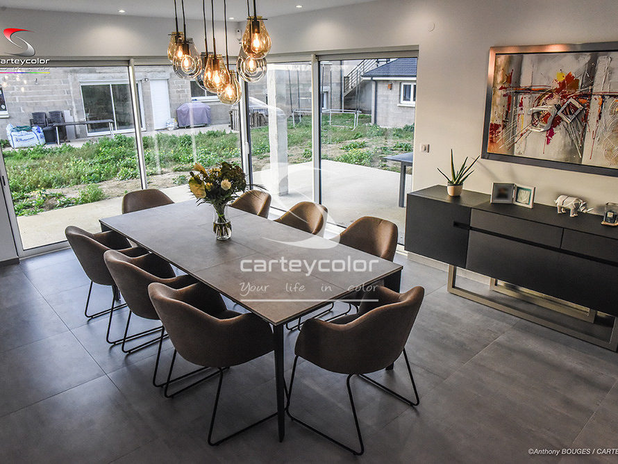 FLEVY - Maison déco design moderne, salle à manger, peinture acrylique haut de gamme - CARTEYCOLOR