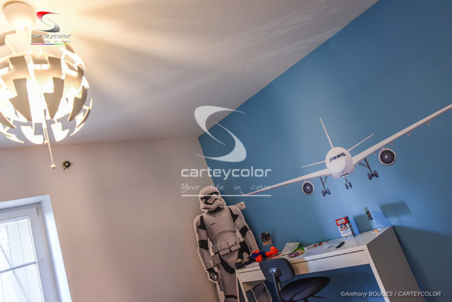 AY-SUR-MOSELLE - Maison déco design moderne, chambre enfant, peinture acrylique, stickers, fintion haut de gamme - CARTEYCOLOR