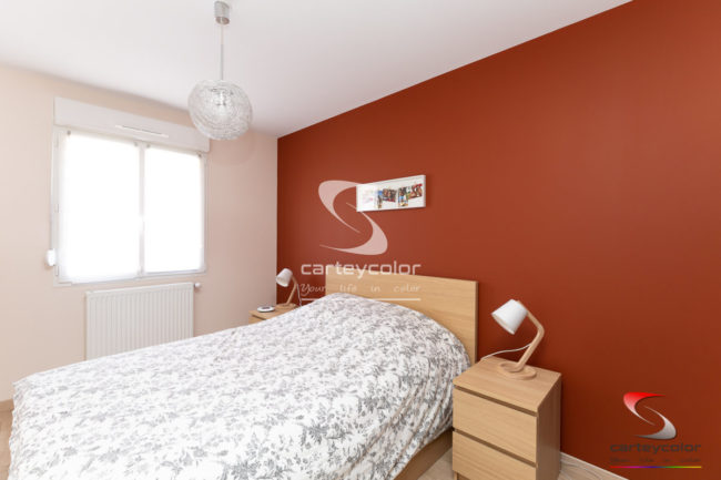 SAULNY - Maison moderne mise en peinture chambre - CARTEYCOLOR