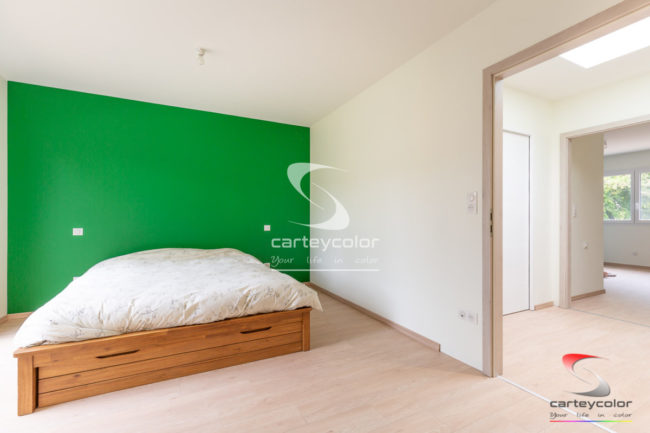 SILLY-SUR-NIED - Maison moderne extension mise en peinture des chambres - CARTEYCOLOR