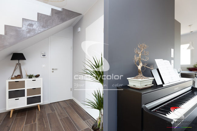 EVRANGE - Maison moderne, mise en peinture - CARTEYCOLOR