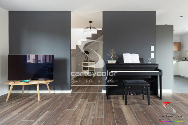 EVRANGE - Maison moderne, mise en peinture - CARTEYCOLOR