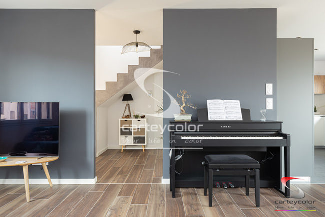 EVRANGE - Maison moderne, mise en peinture - CARTEYCOLOR