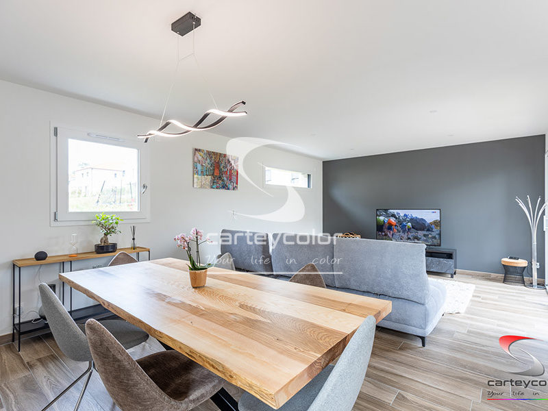 SAULNY - Déco design moderne contemporain mise en peinture - CARTEYCOLOR