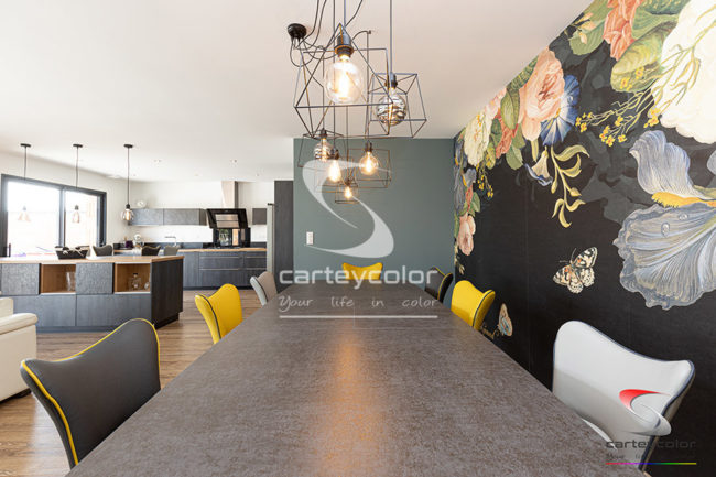 YUTZ - Déco design moderne contemporain mise en peinture - CARTEYCOLOR