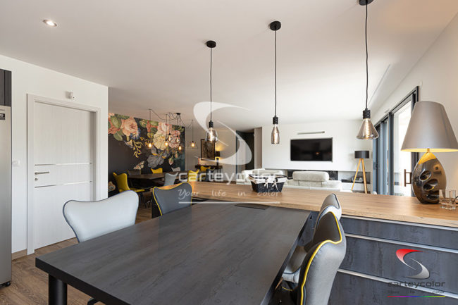 YUTZ - Déco design moderne contemporain mise en peinture - CARTEYCOLOR